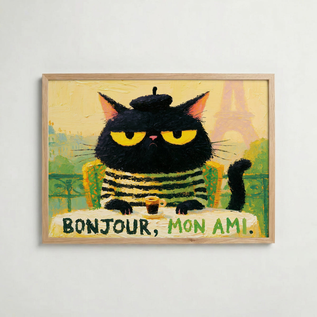 Bonjour Mon Ami Poster – ekram