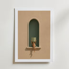 Elegant Book Reader Poster – med passepartout