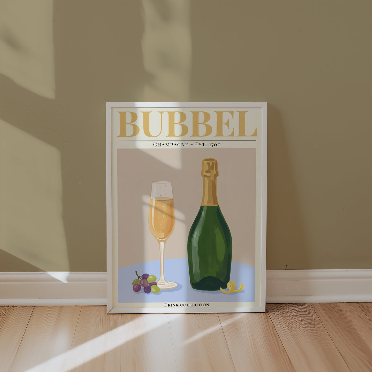 Bubbel affisch i inrett rum – Bozetto