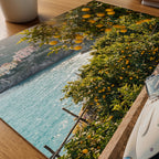 Cabriolet vid Citronlunden Poster – närbild på papper