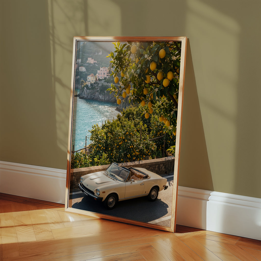 Cabriolet vid Citronlunden Poster – i rum 2