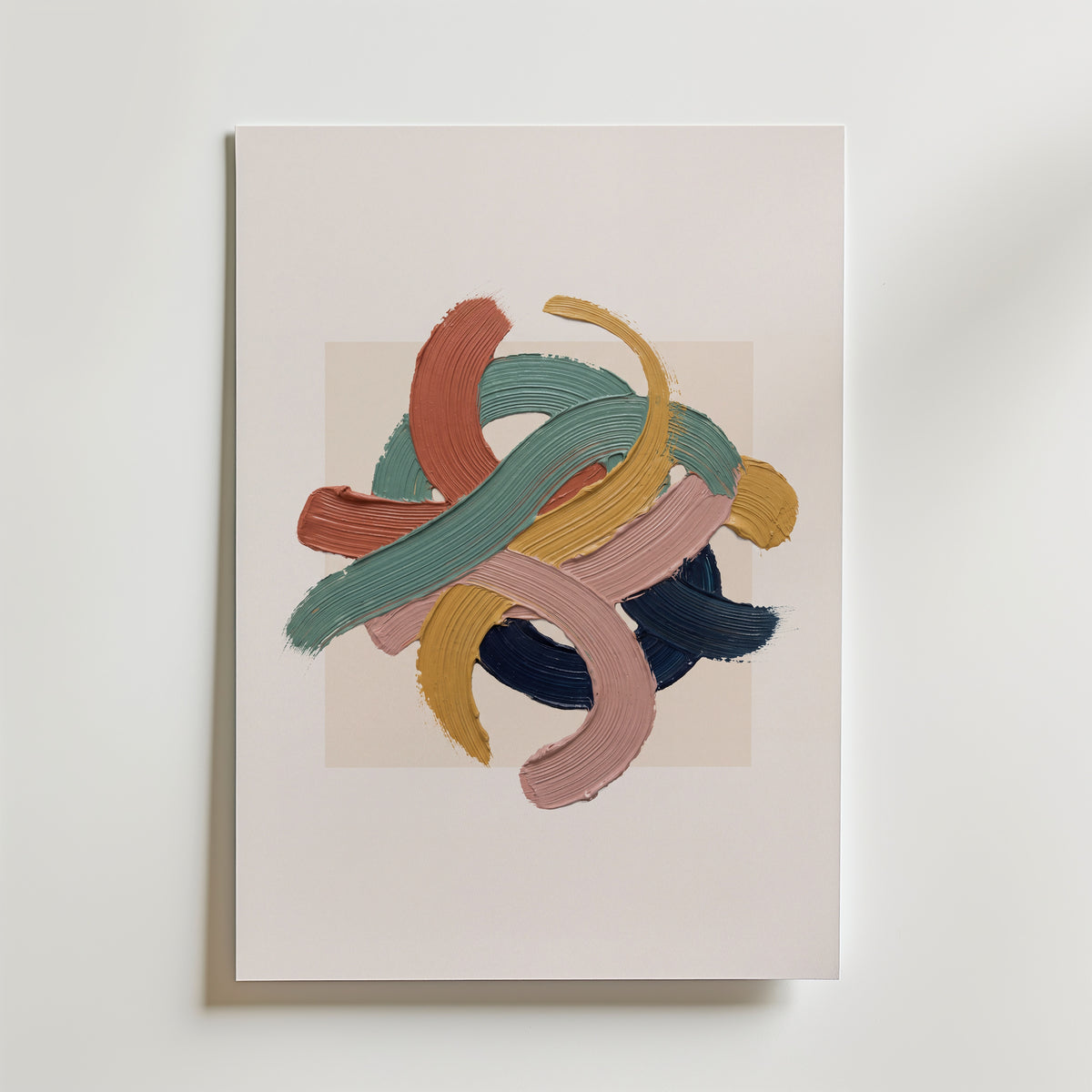 Carnival Ribbons Poster – canvas utan passepartout