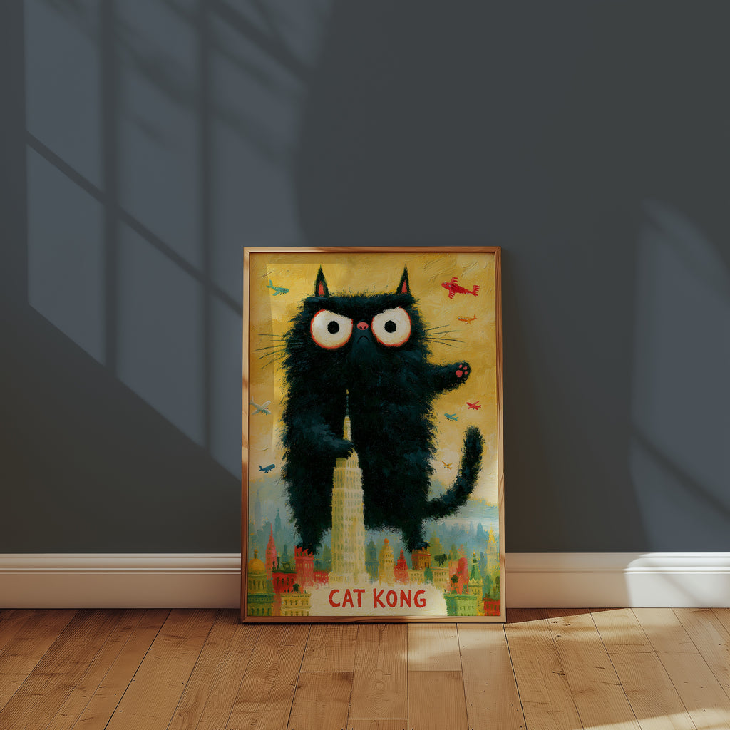 Cat Kong Poster – i rum 1