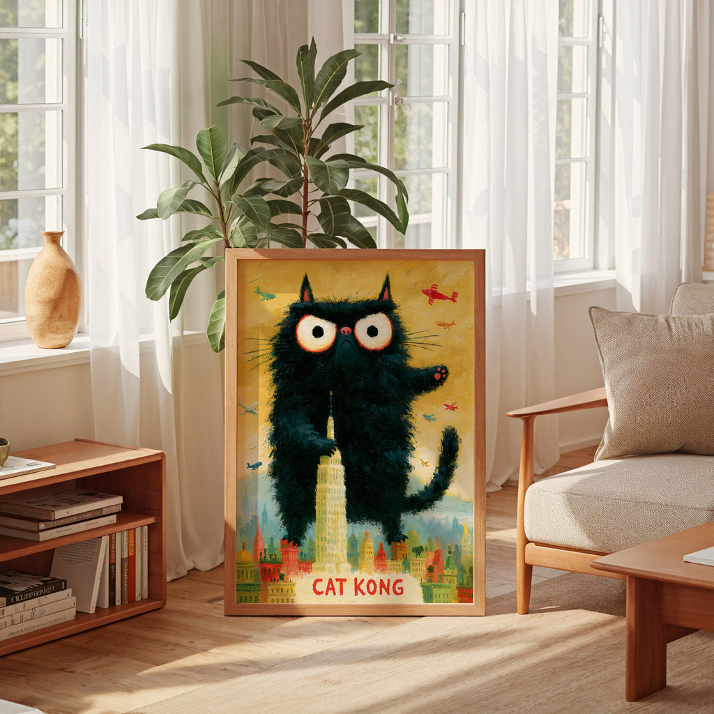 Cat Kong Poster – i rum 5