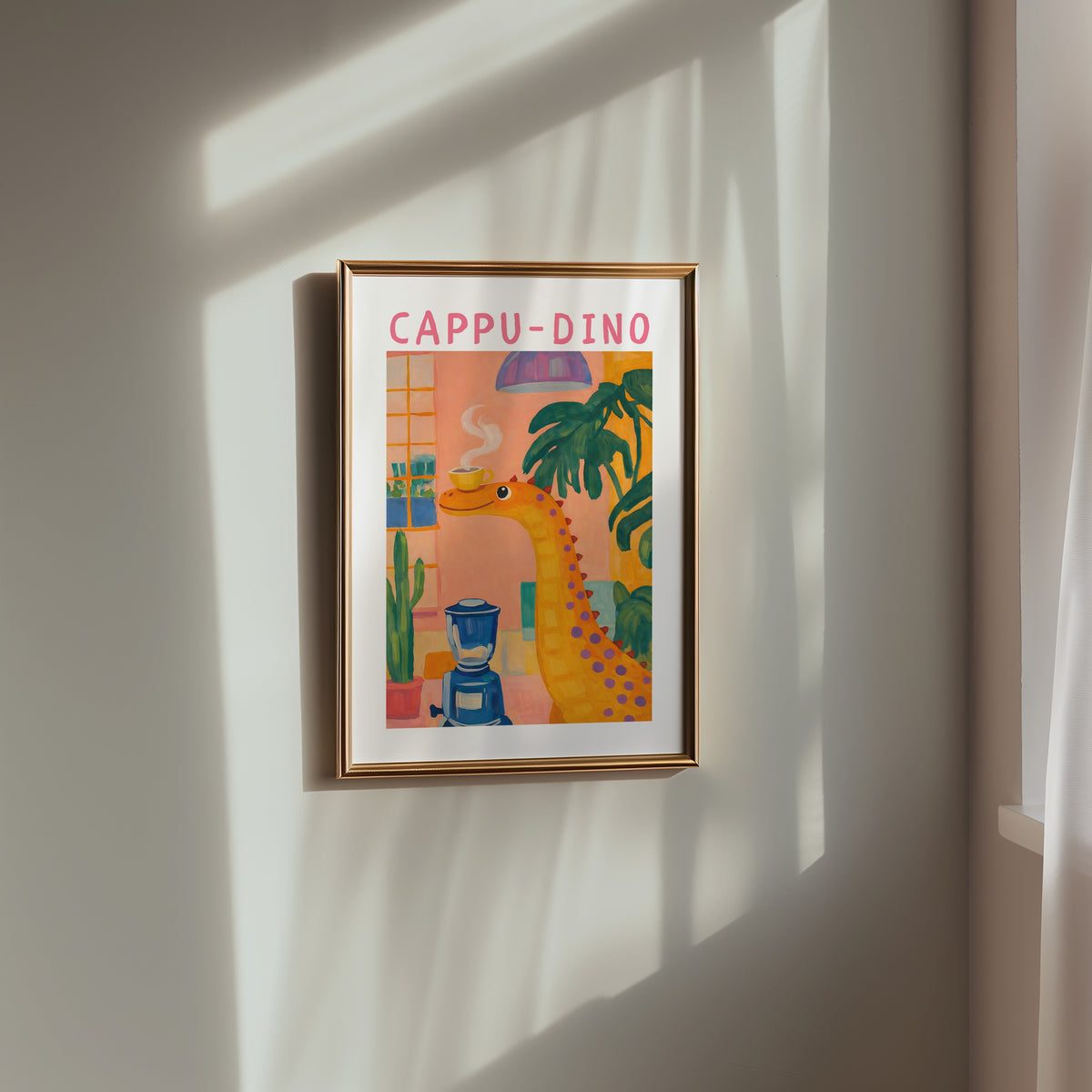 Cappu Dino Poster room view 1