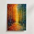 Gustav Klimt Chromatic Forest Passage Poster – utan passepartout