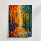 Gustav Klimt Chromatic Forest Passage Poster – utan passepartout
