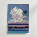 Hiroshi Nagai Cloudside Palm utan passepartout