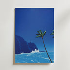 Hiroshi Nagai Coastal Breeze utan passepartout