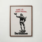 Snart Skiner Poseidon Poster – valnötsram