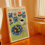 Dammsugare (Punchrulle) Poster i ram pa vagg i rum - Bozetto