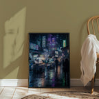 Neon Night Market Poster – i rum 4