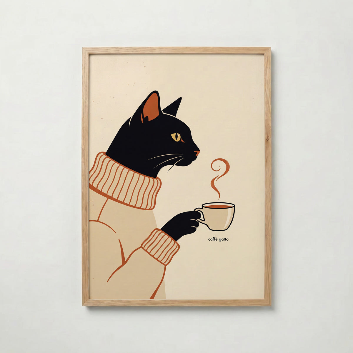 Caffè Gatto Poster – ekram