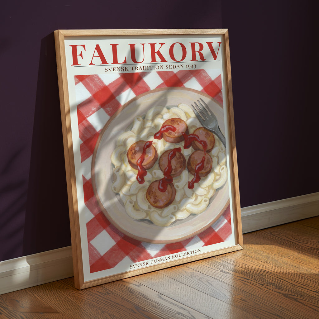 Falukorv Poster på vägg - Bozetto