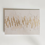 Un Ami Gilt Mosaic – canvas utan passepartout