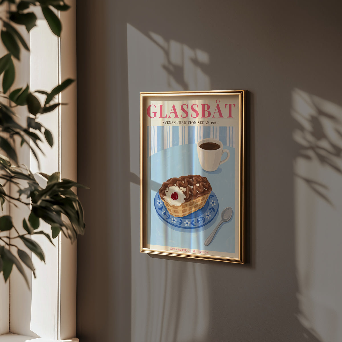 Glassbåt Poster i rumsmiljö - Bozetto