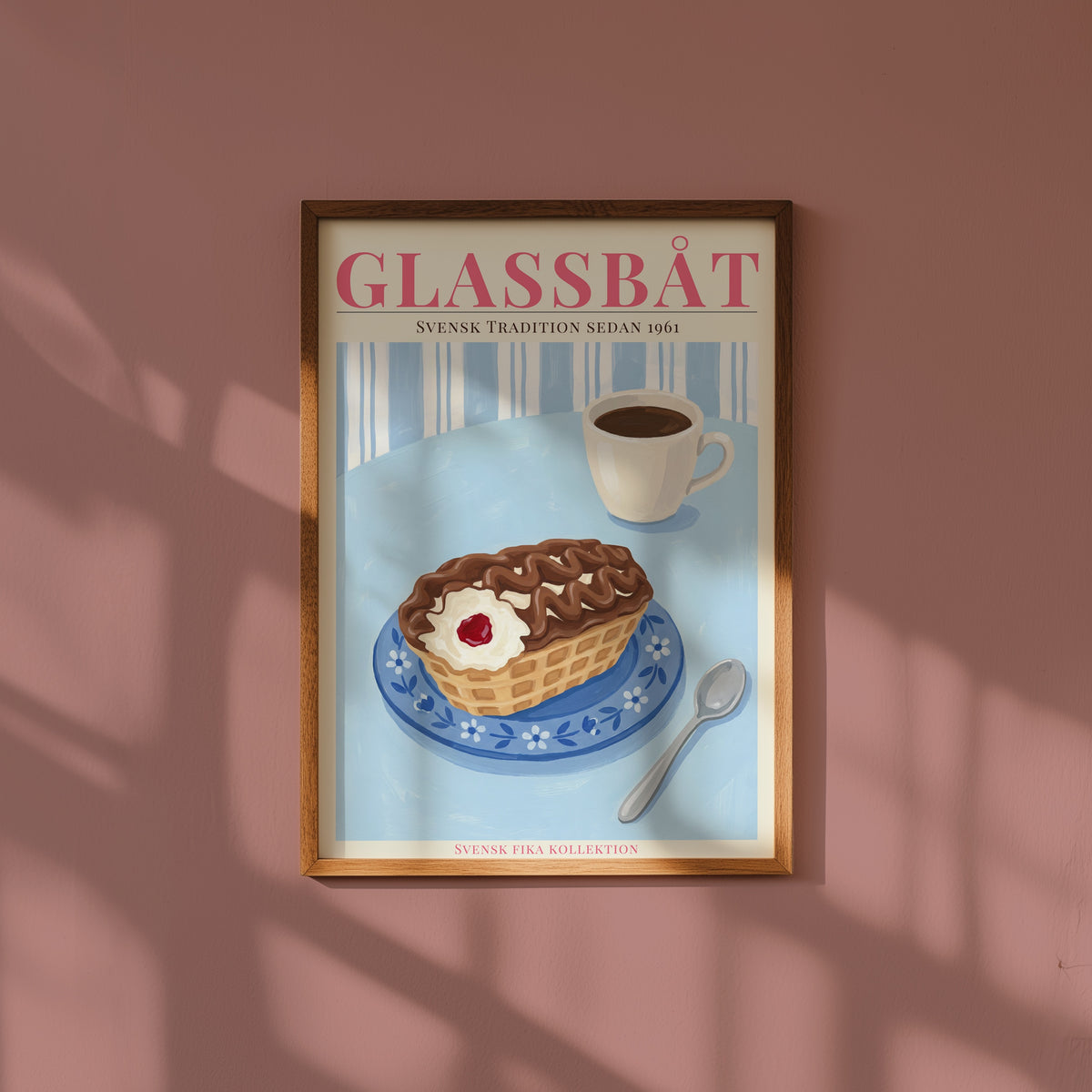 Glassbåt Poster i hemmiljö - Bozetto