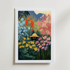 Hidden Meadow Explorer Poster – med passepartout