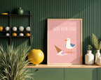 Hide Your Food Poster – i rum 1