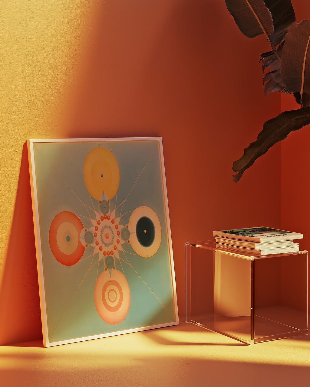 Hilma af Klint The Four Worlds affisch på vägg – köp enkelt hos Bozetto i hög kvalitet