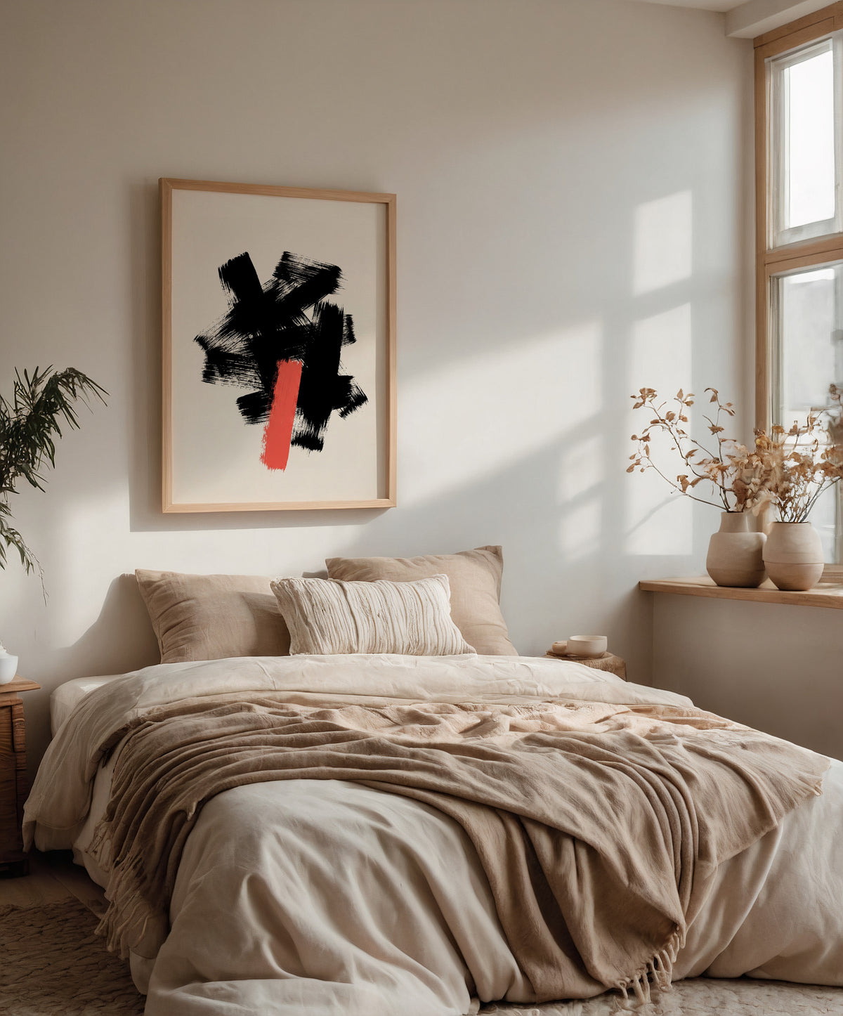 Ink & Coral Poster – i rum 1
