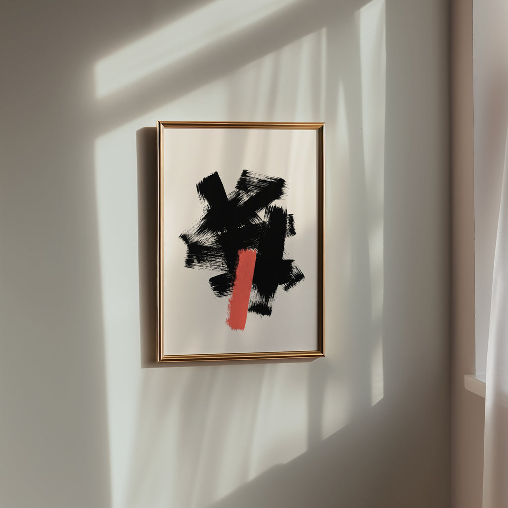 Ink & Coral Poster – i rum 2