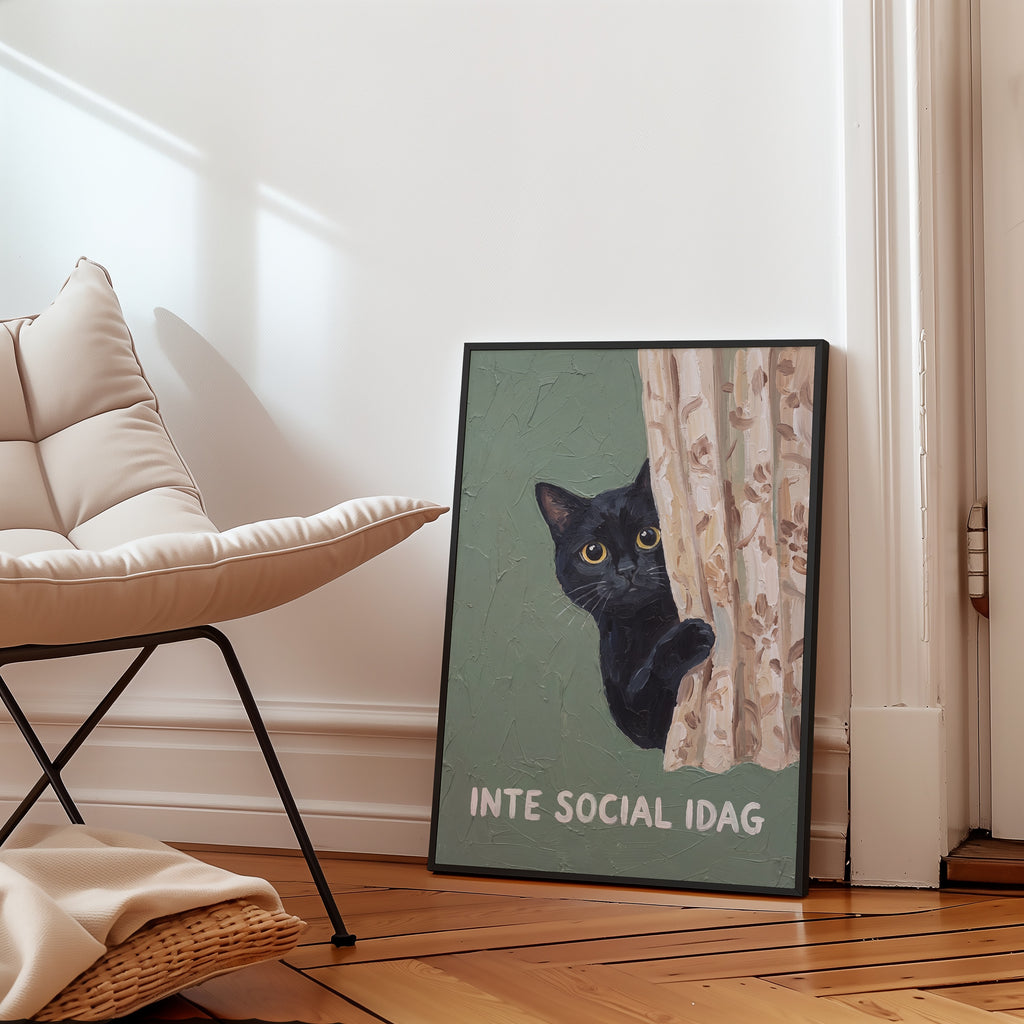 Inte Social Idag Poster – i rum 3
