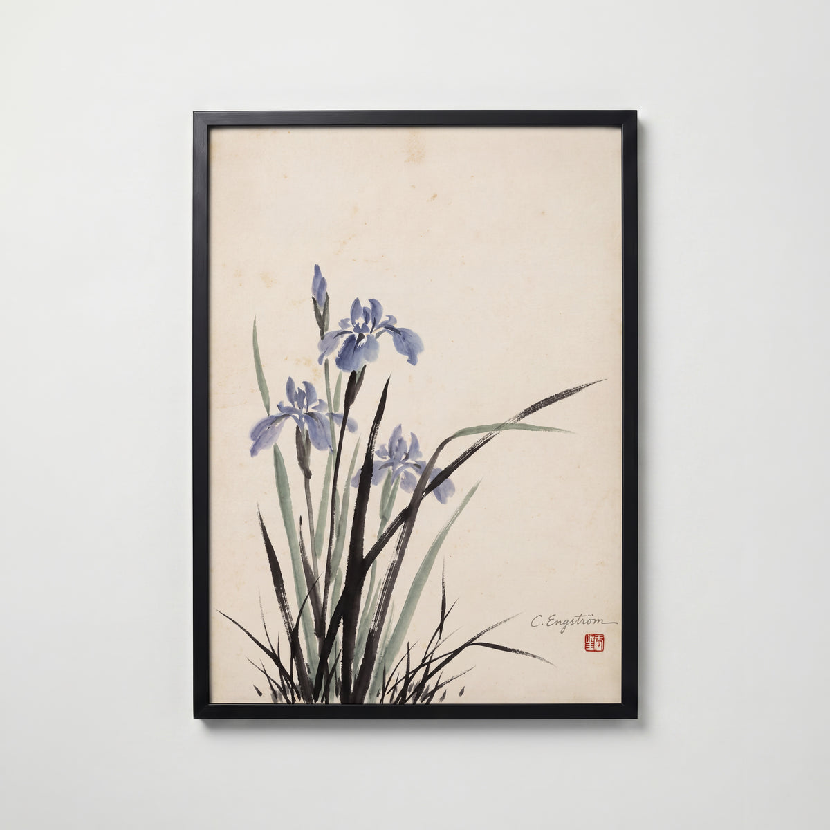 Iris By Caroline Engström – svart ram