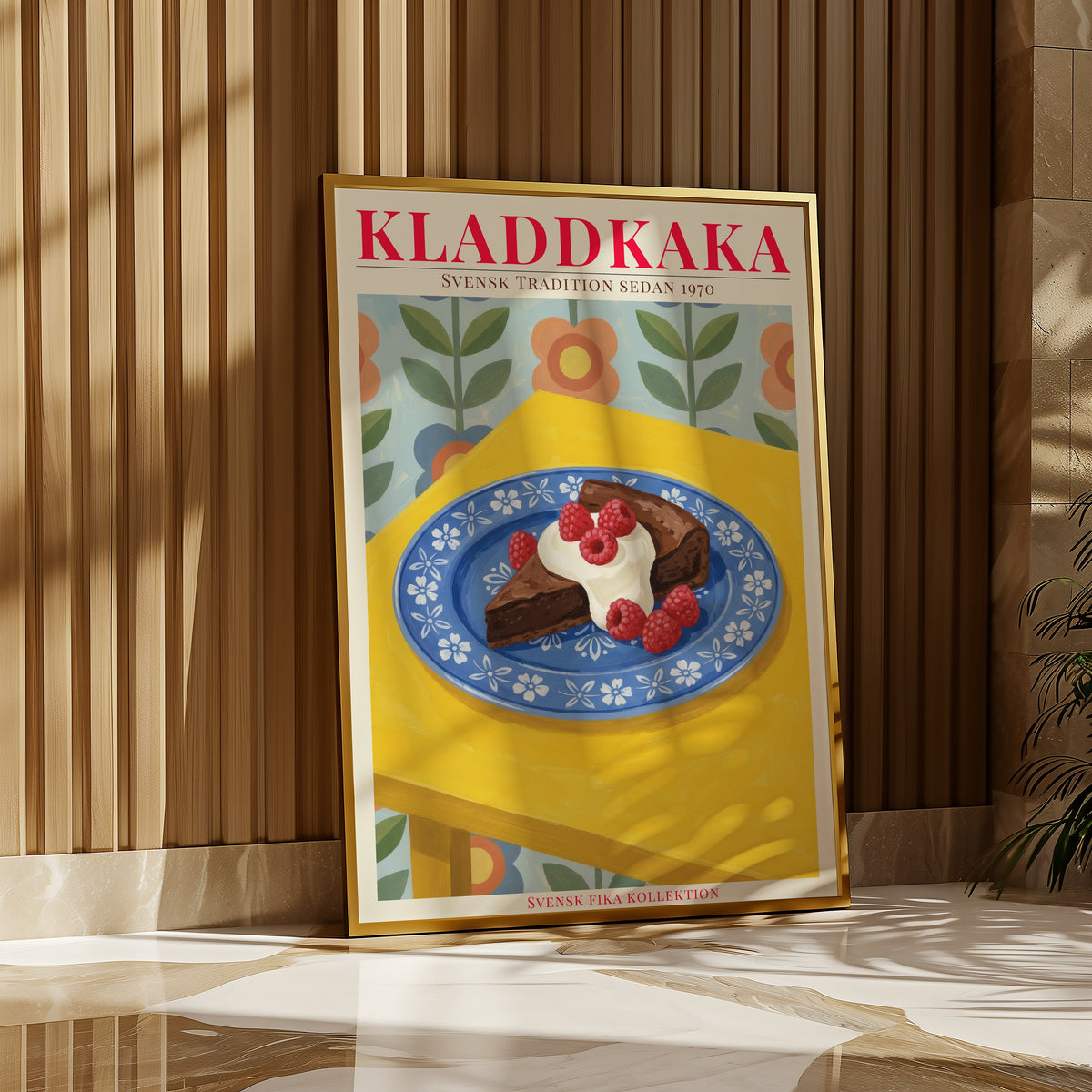 Kladdkaka Poster i hemmiljö - Bozetto