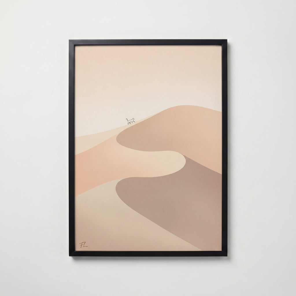 Freja Lund – Klitter – svart ram
