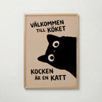 Kocken Är En Katt Poster – ekram