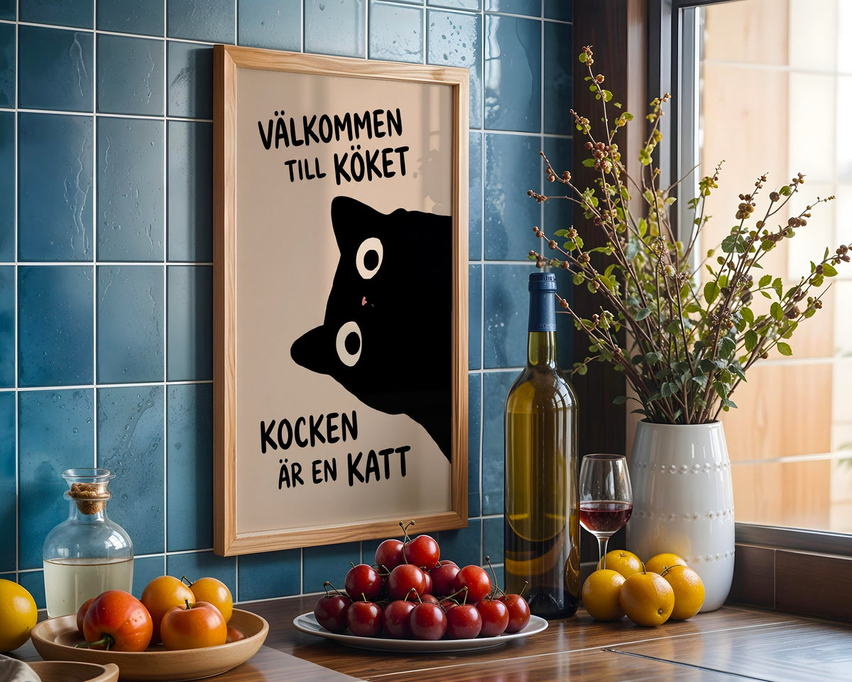 Kocken Är En Katt Poster – i rum 3