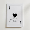 Lucky Ace Poster – canvas utan passepartout
