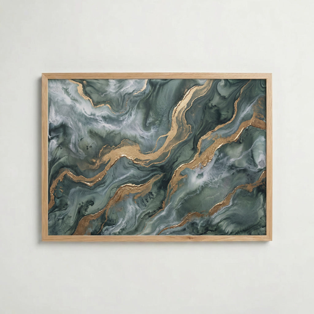 Emerald & Gold Poster – ekram