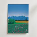Hiroshi Nagai Meadow Horizon Poster utan passepartout