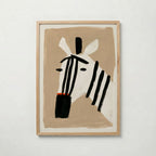 Minimal Zebra Poster – ekram