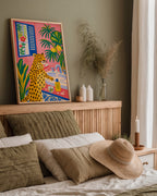 Morning Ritual Leopard Poster