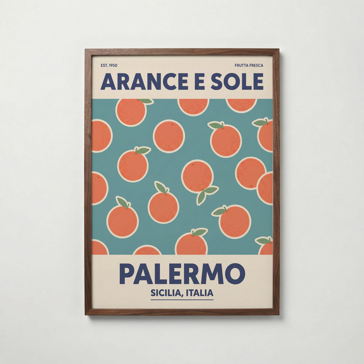 Sicilian Oranges Poster – valnötsram