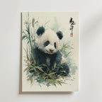 Japan Panda – canvas utan passepartout