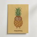 Pineappowl Poster – canvas utan passepartout