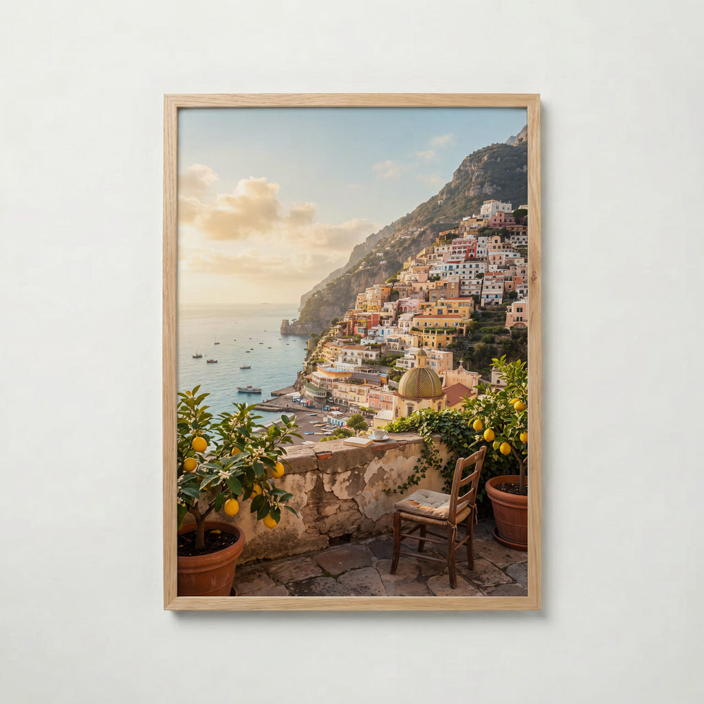 Positano Morgon Poster – ekram