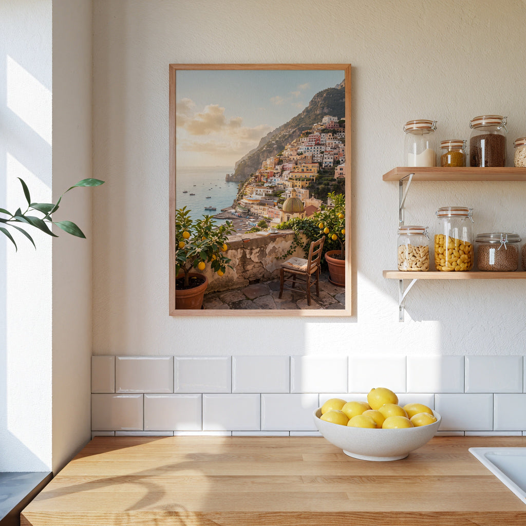 Positano Morgon Poster – i rum 5