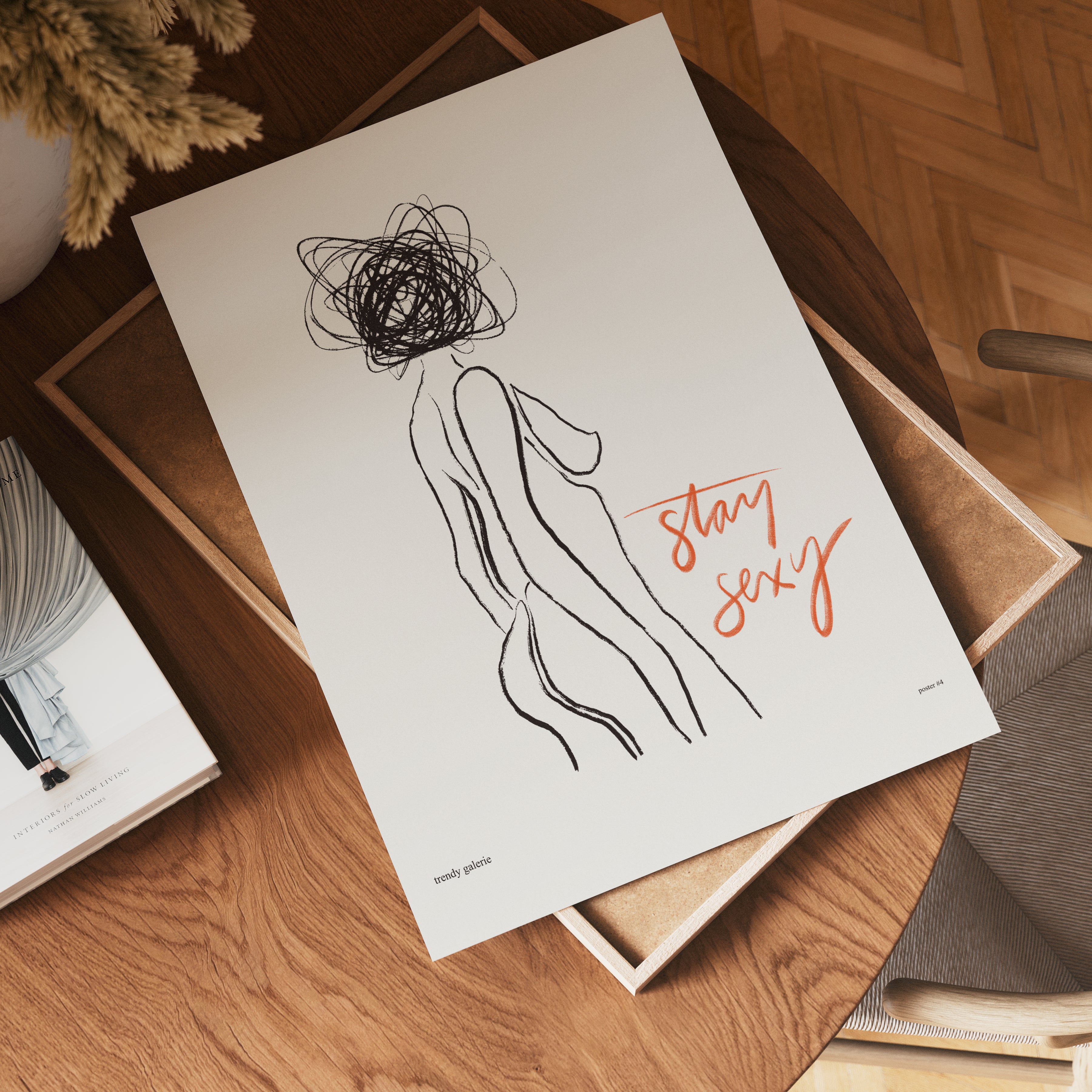 Sexy but Lost poster visad rakt fram – Bozetto affisch i hög tryckkvalitet i hög tryckkvalitet