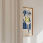 Gin & Tonic Cocktail Poster