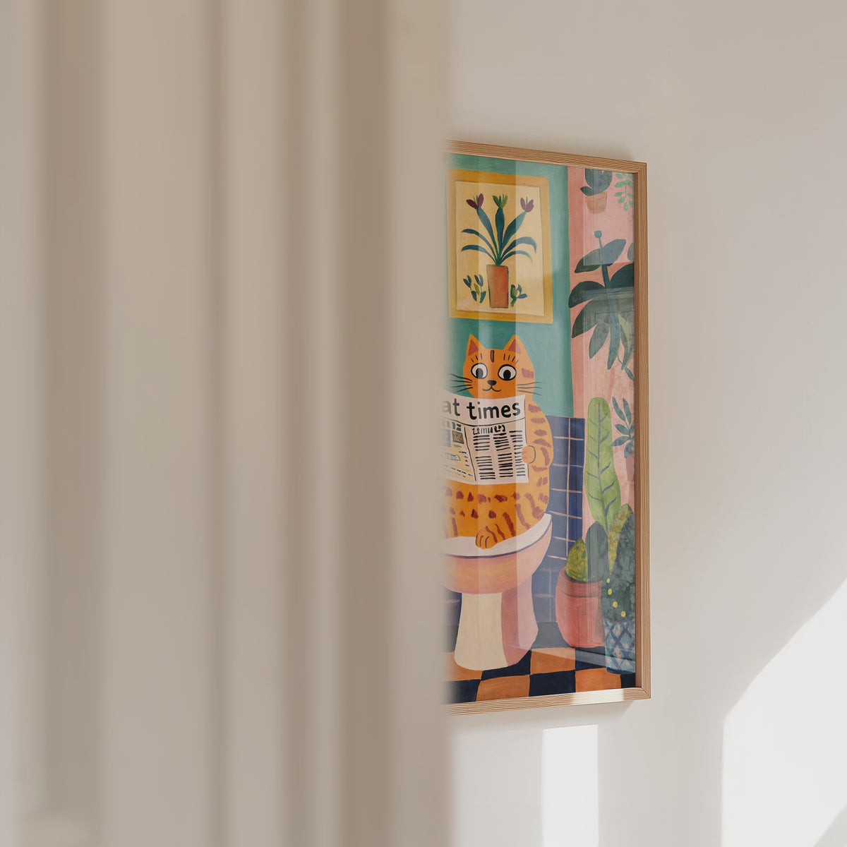 Cat Times Bathroom Ritual Poster – väggvideo
