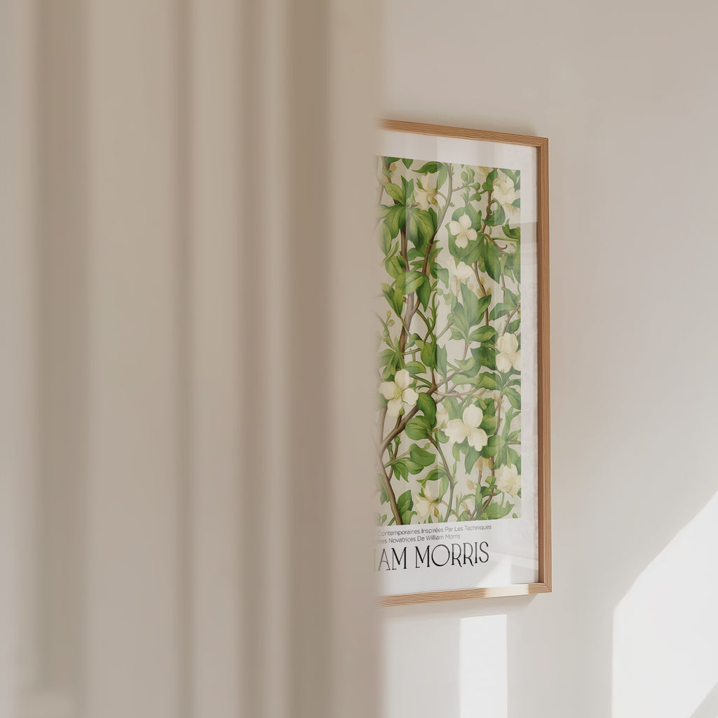 William Morris Ivory Blossom Vine Poster