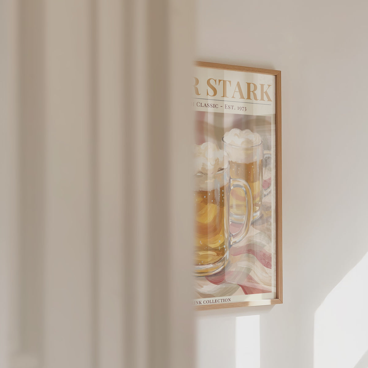 En Stor Stark Öl Poster – väggvideo
