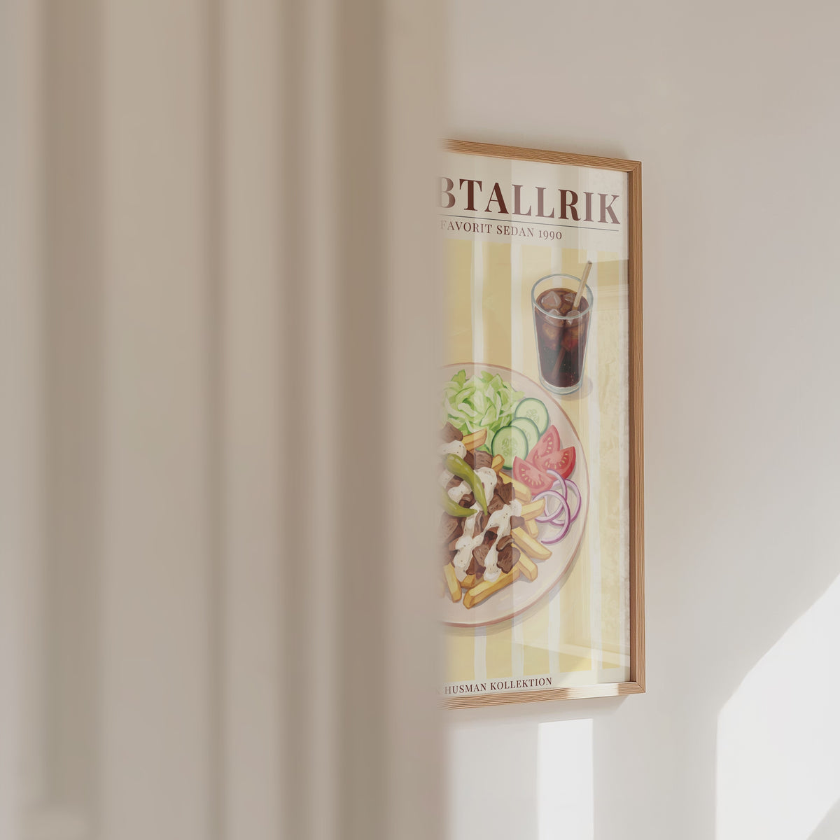 Kebabtallrik Poster – väggvideo