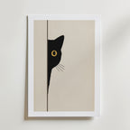 Quiet Peek Poster – med passepartout