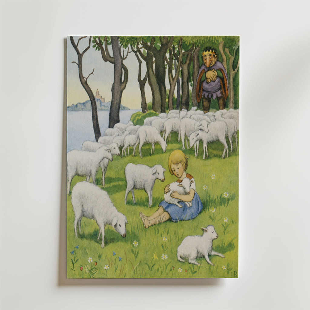 Elsa Beskow Resan till landet Längesen Poster – utan passepartout